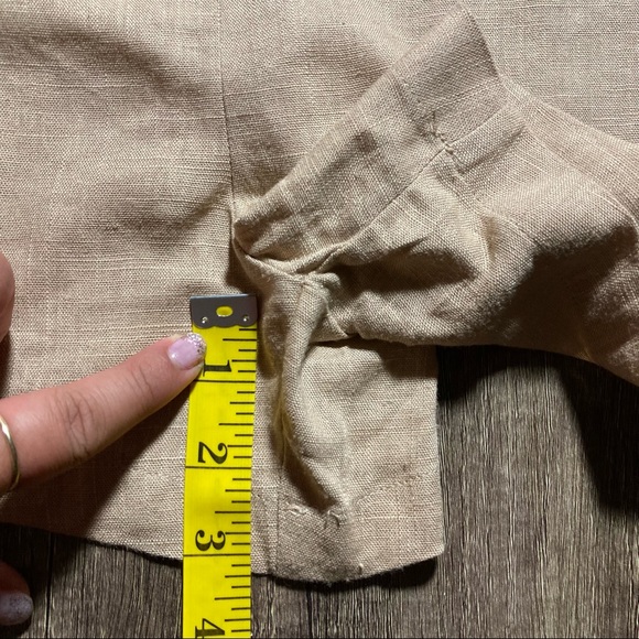 COPY - Lulus Up with the Sun Beige Short Overalls Size Large - Picture 12 of 15